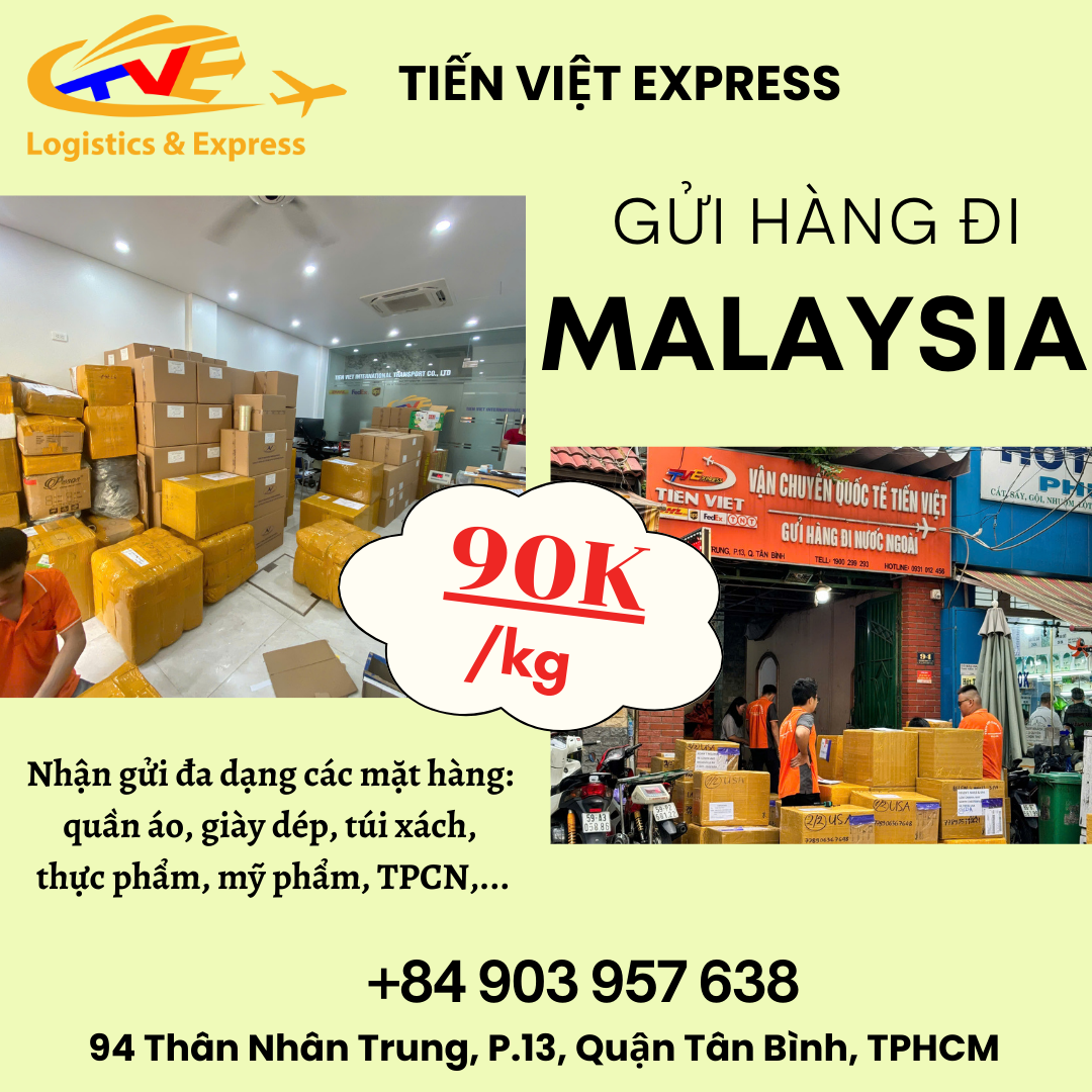 Gửi hàng đi Malaysia - Tiến Việt Express